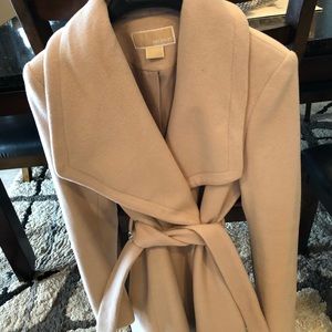 Women’s Michael Kors wool wrap coat